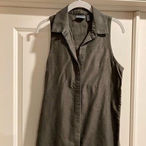Like New! Athleta Tencel Button-Down Tank - Size Small